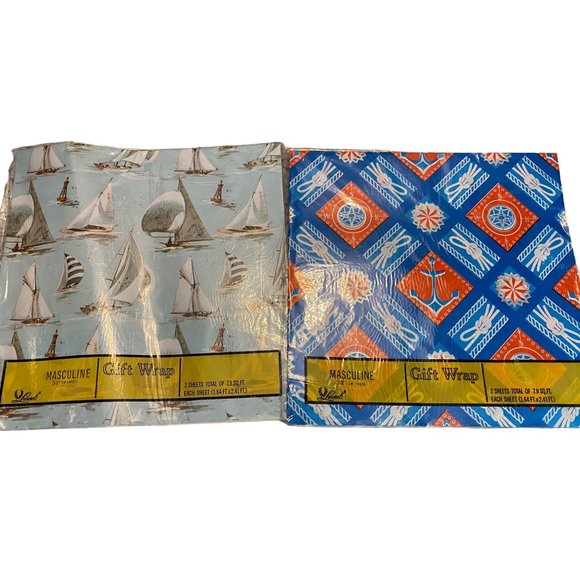 Large Lot vintage Flat Wrap Gift Wrap Wedding, Shower Birthday Scrapbooking Cars - Picture 2 of 15